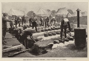 Die Ernährung der britischen Soldaten, Feldöfen und Küchen