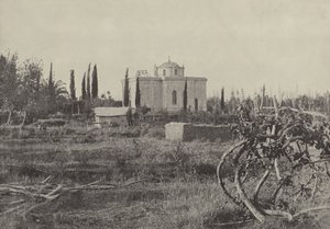 Die Kirche in Gilgal, wo die Israeliten das erste Passah im Gelobten Land feierten
