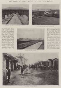 Die Krise in China, Szenen in Taku und Peking