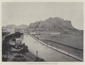 Die Krise in Sizilien, die Meerespromenade in Palermo von English Photographer