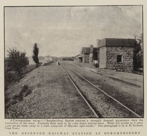 Der verlassene Bahnhof in Burghersdorp