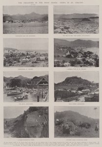 Die Katastrophen in Westindien, Ansichten in St. Vincent von English Photographer