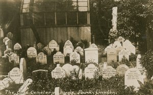 Der Hundefriedhof, Hyde Park, London von English Photographer