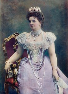 Die verwitwete Königin Margherita von Italien