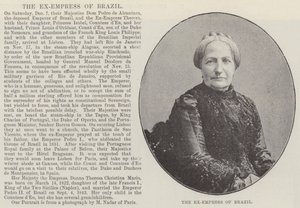 Die Ex-Kaiserin von Brasilien von English Photographer