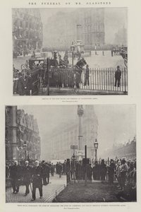 Die Beerdigung von Mr. Gladstone von English Photographer