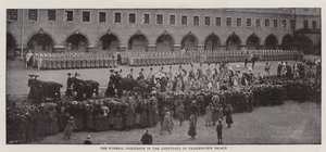 Die Beerdigung des verstorbenen Prinzen Alfred von Sachsen-Coburg und Gotha
