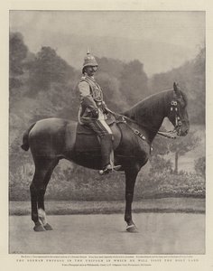 Der deutsche Kaiser in der Uniform, in der er das Heilige Land besuchen wird