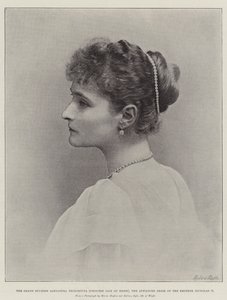 Die Großherzogin Alexandra Feodorowna (Prinzessin Alix von Hessen), die verlobte Braut des Kaisers Nikolaus II.