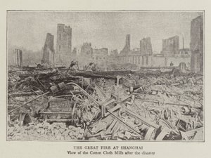 Das große Feuer in Shanghai