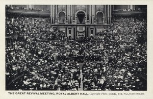 Das große Erweckungstreffen, Royal Albert Hall, London von English Photographer