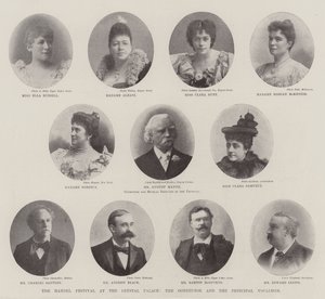 Das Händel-Festival im Crystal Palace, der Dirigent und die Hauptsänger