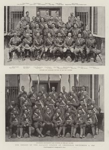 Die Helden des Kavallerieangriffs bei Omdurman, 2. September 1898 von English Photographer
