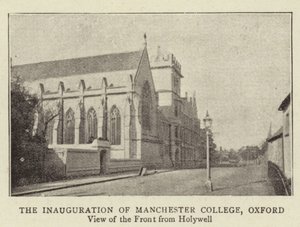 Die Einweihung des Manchester College, Oxford von English Photographer