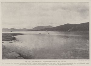 Die schottische Kreuzfahrt des Königs, die königliche Yacht vor Ballachulish von English Photographer