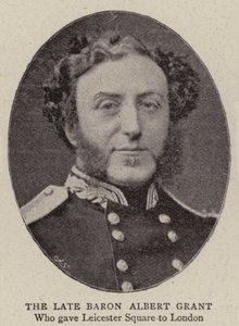 Der verstorbene Baron Albert Grant von English Photographer