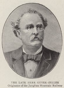Der verstorbene Herr Guyer-Zeller von English Photographer