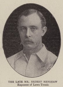 Der verstorbene Mr. Ernest Renshaw