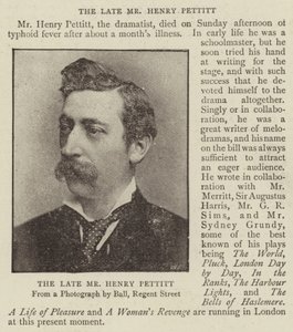Der verstorbene Mr. Henry Pettitt von English Photographer