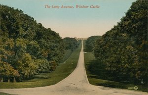 Die Lange Allee, Windsor Castle in England von English Photographer