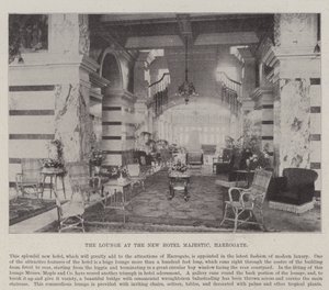 Die Lounge im neuen Hotel Majestic, Harrogate von English Photographer