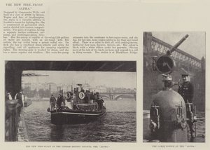 Das neue Feuerlöschboot Alpha von English Photographer