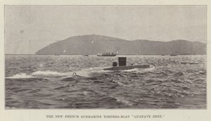 Das neue französische U-Boot Gustave Zede von English Photographer