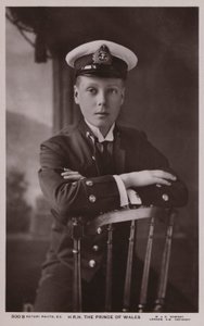 Der Prinz von Wales (s/w Foto)