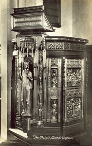 Die Kanzel, St. Mary Magdalene Kirche, Sandringham von English Photographer