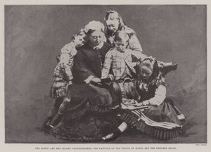 Die Königin und ihre Enkelkinder, die Familien des Prinzen von Wales und der Prinzessin Royal