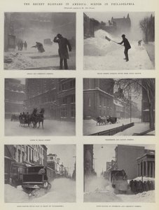 Der jüngste Schneesturm in Amerika, Szenen in Philadelphia