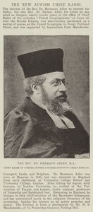 Der Reverend Dr. Hermann Adler, MA, Oberrabbiner der Vereinigten Jüdischen Gemeinden von Großbritannien von English Photographer