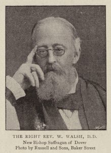 Der rechte Reverend W Walsh, DD von English Photographer