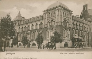 Die Königliche Stickschule, Kensington, London von English Photographer