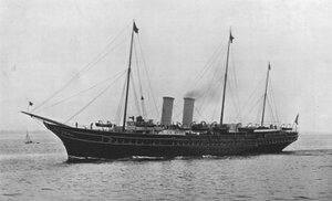Die königliche Yacht Victoria und Albert von English Photographer