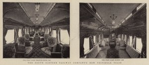 Der neue Vestibülzug der South Eastern Railway Company