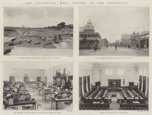Der Transvaal-Krieg, Szenen in den Republiken
