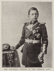 Der jüngste Offizier der deutschen Marine