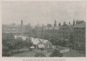 Die Gebäude für die Lichttherapie im London Hospital