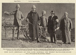 Das letzte Porträt des verstorbenen Generals Sir Henry Havelock-Allan von English Photographer
