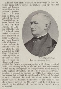 Der verstorbene Admiral Hay von English Photographer