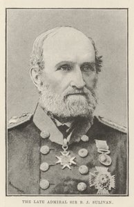 Der verstorbene Admiral Sir B J Sulivan von English Photographer