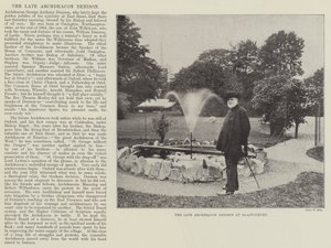 Der verstorbene Erzdiakon Denison in Glastonbury von English Photographer