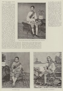 Der verstorbene Kronprinz von Siam