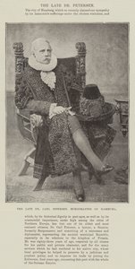 Der verstorbene Dr. Carl Petersen, Bürgermeister von Hamburg