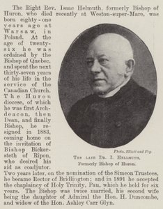 Der verstorbene Dr. I. Hellmuth, ehemaliger Bischof von Huron von English Photographer