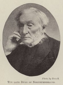 Der verstorbene Herzog von Northumberland von English Photographer
