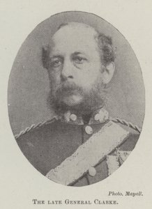 Der verstorbene General Clarke von English Photographer