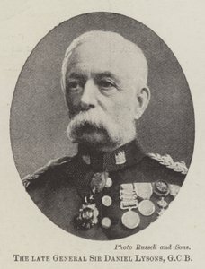 Der verstorbene General Sir Daniel Lysons, GCB von English Photographer