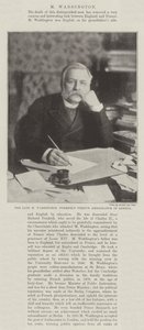 Der verstorbene M. Waddington, ehemaliger französischer Botschafter in London von English Photographer